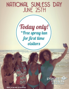 free spray tan