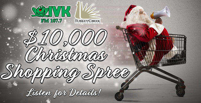 WIVK $10,000 Christmas Shopping Spree in Turkey Creek