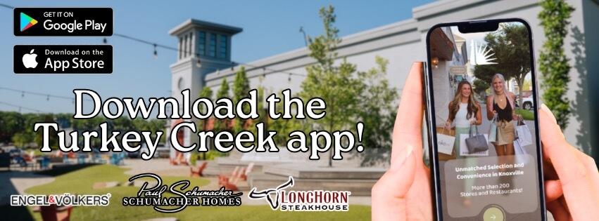 Download the new Turkey Creek App on iOS and Android